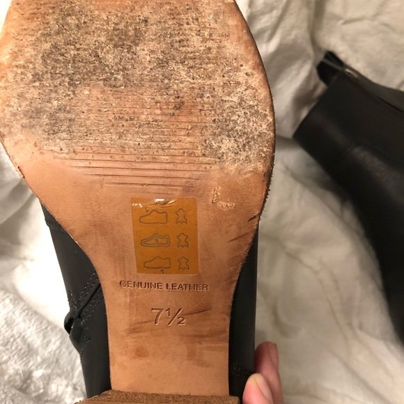 Madewell Black Leather Booties - Picture 4 of 7